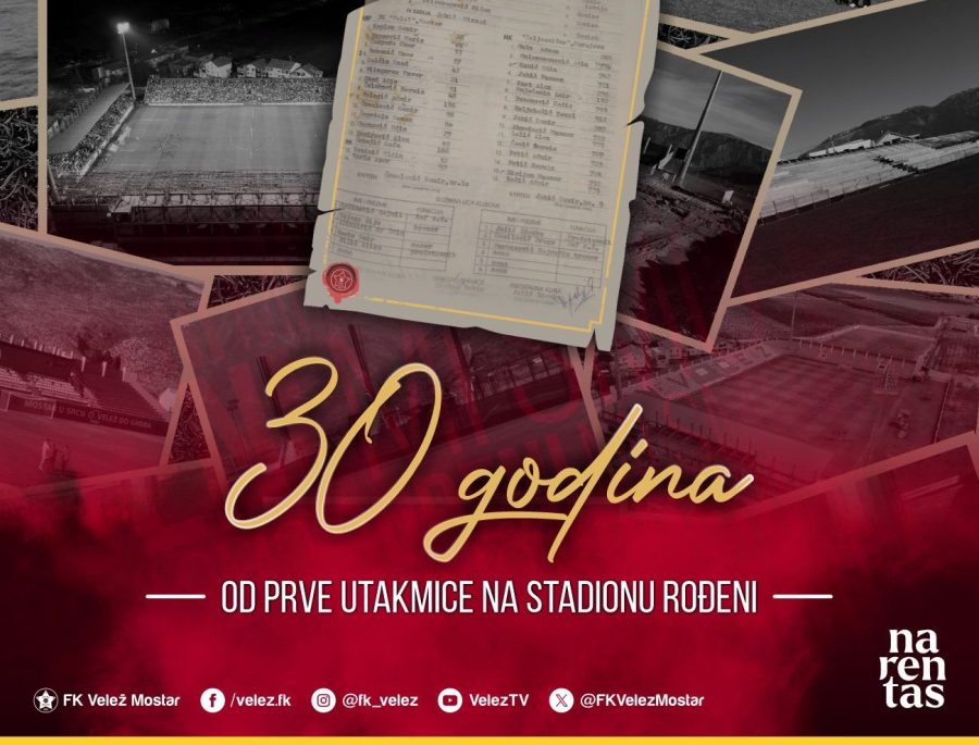 30 godina od prvog meča rođeni